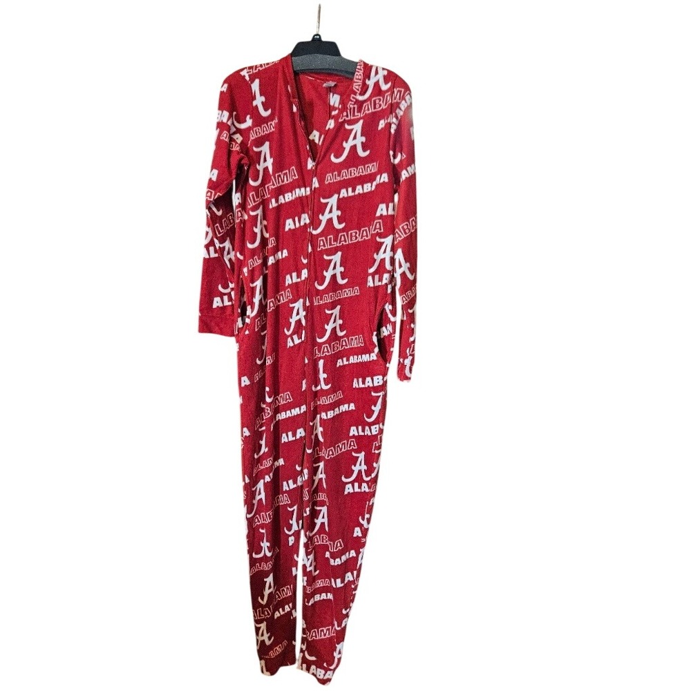 Alabama Crimson Tide Sideline Apparel Fleece Union Suit PJ onesie Mens Medium